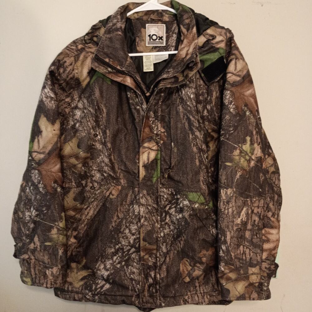 10x An American Tradition Hunting Jacket Coat Men's Medium Regular Camo Mossy...